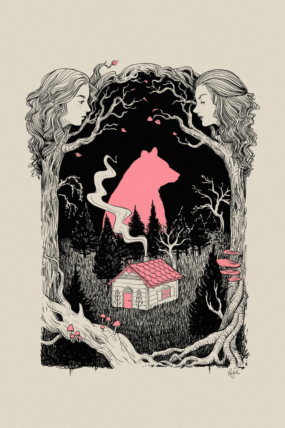 O Urso na Cabana da Floresta